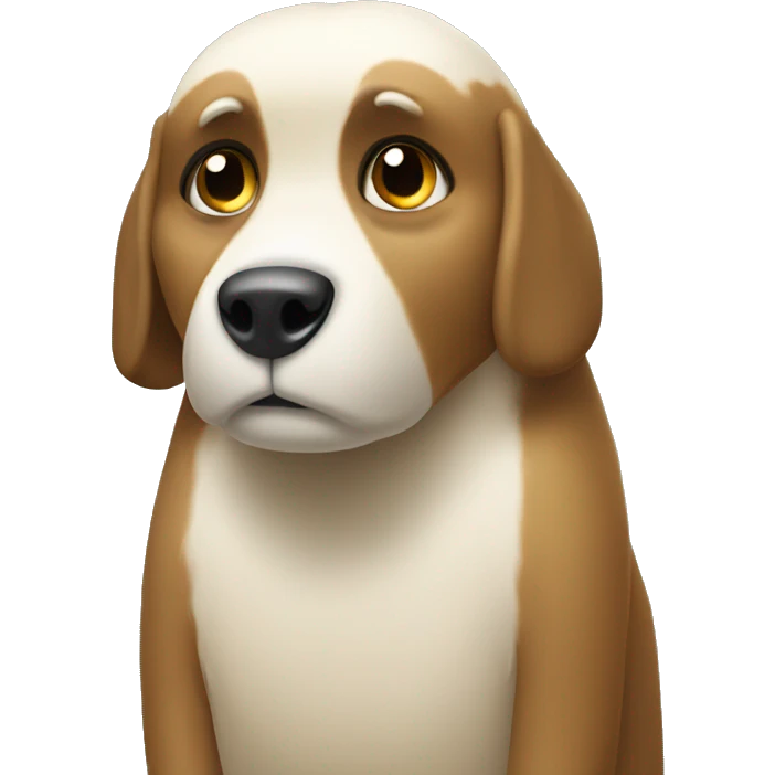 Bever looking at a damm emoji