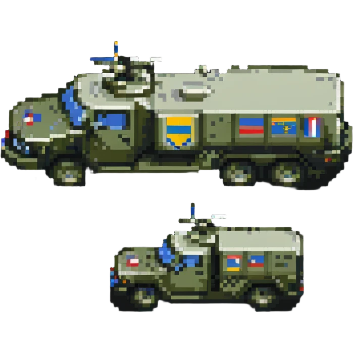 Ukrainian military transport emoji