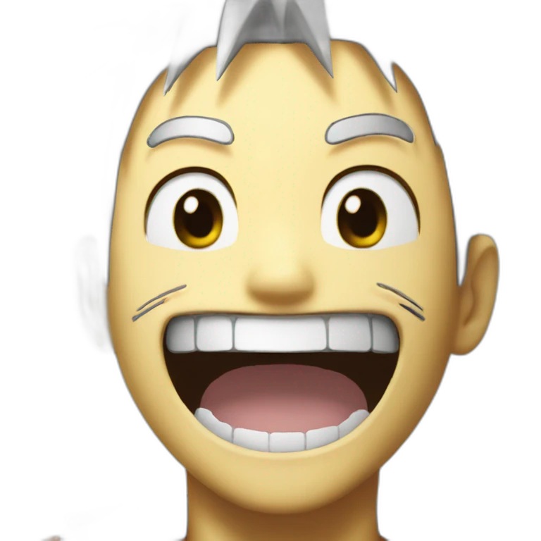 Naruto laughing emoji