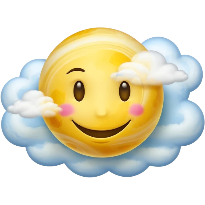 planet venus smiley face emoji