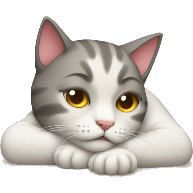 Tired cat emoji