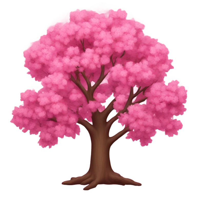 Pink Moon Tree emoji