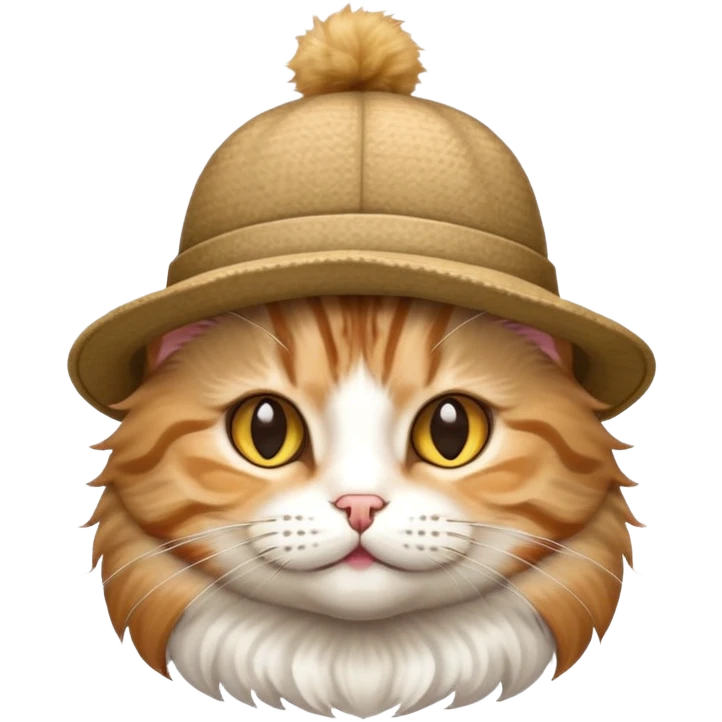 Cat with a hat emoji