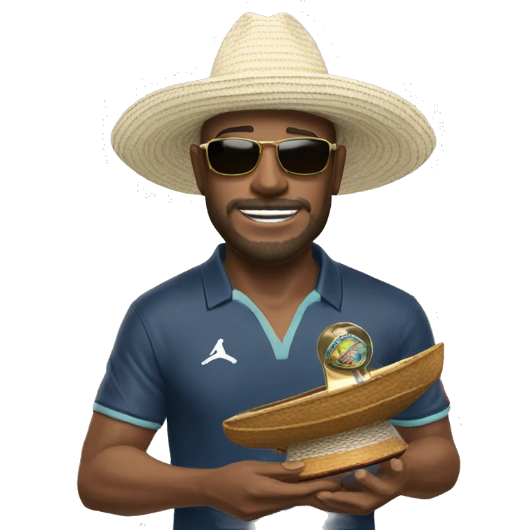 Tiburon con sombrero de copa emoji