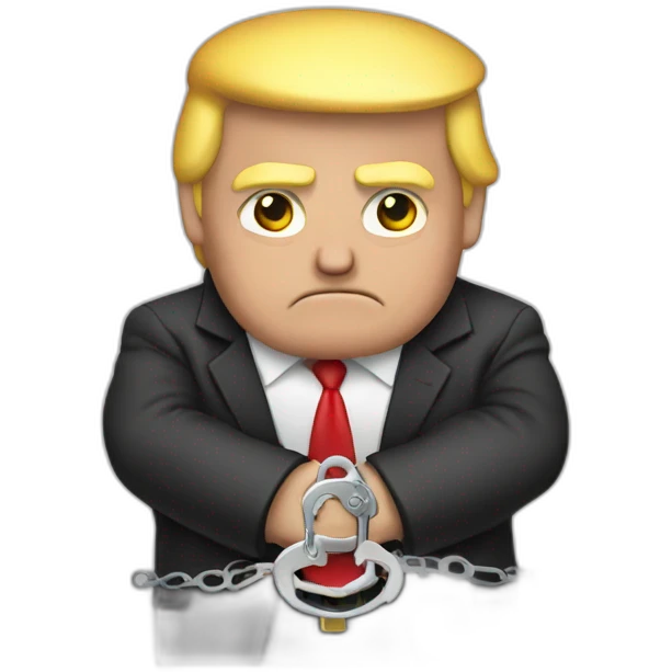 trump-in-handcuffs emoji