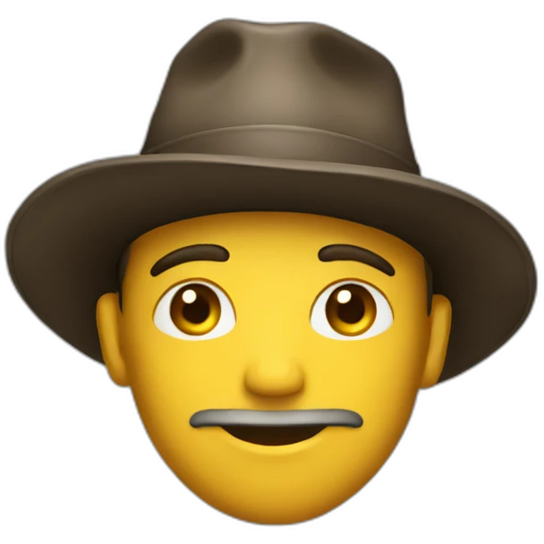 men with hat emoji