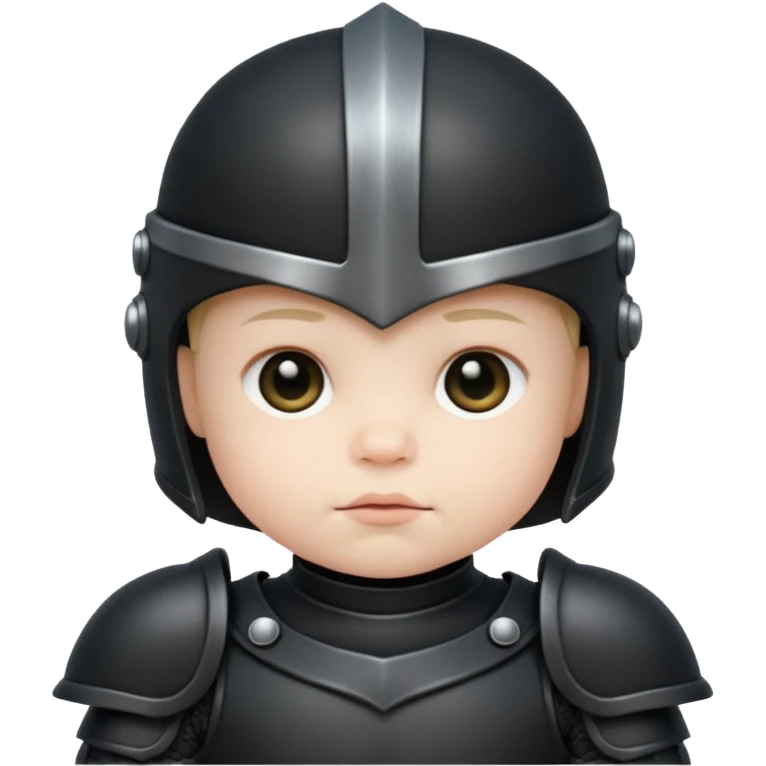 Armored black baby emoji
