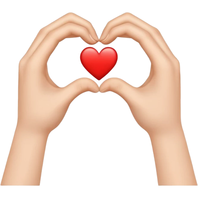 kalp yapan eller emoji