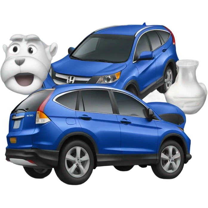 blue honda crv emoji