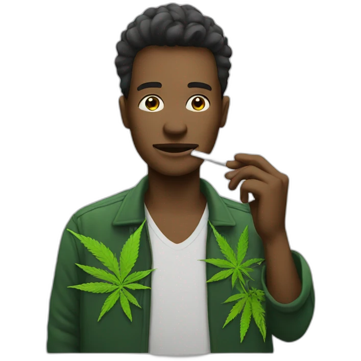 Men Smoking Marijuana emoji