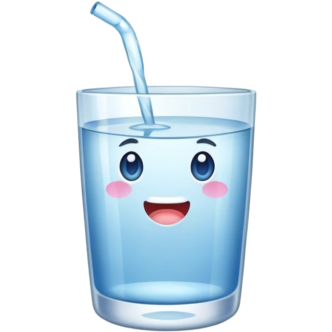 copo de águ emoji