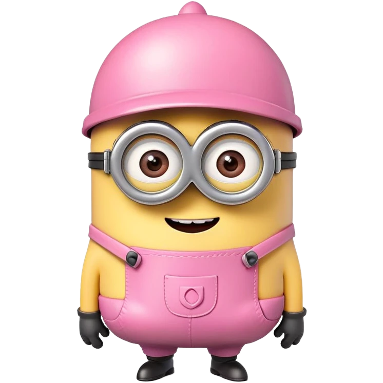 cute minion pink emoji