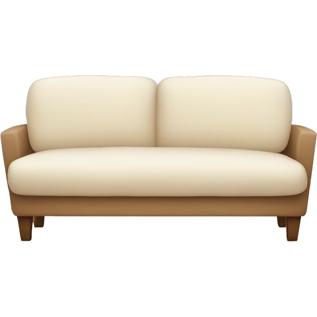 beige couch with white blanket emoji