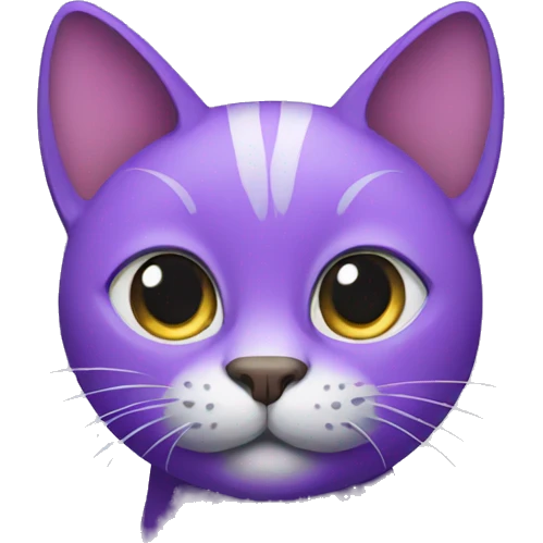 purple cat emoji