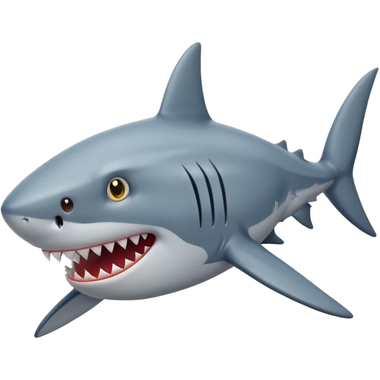 Shark with star in eyes emoji