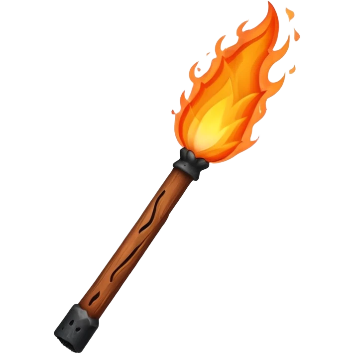 wood fire stick  emoji