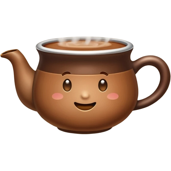 mocca without a face emoji