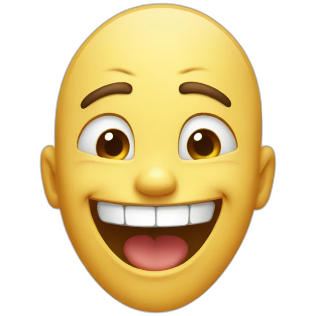 lauging face emoji