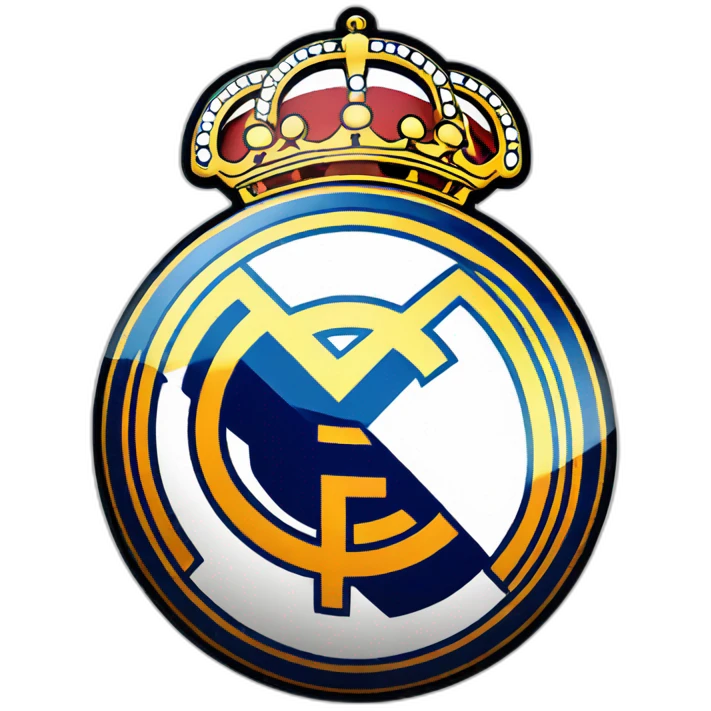 Real Madrid logo football club emoji
