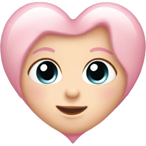 baby pink heart emoji