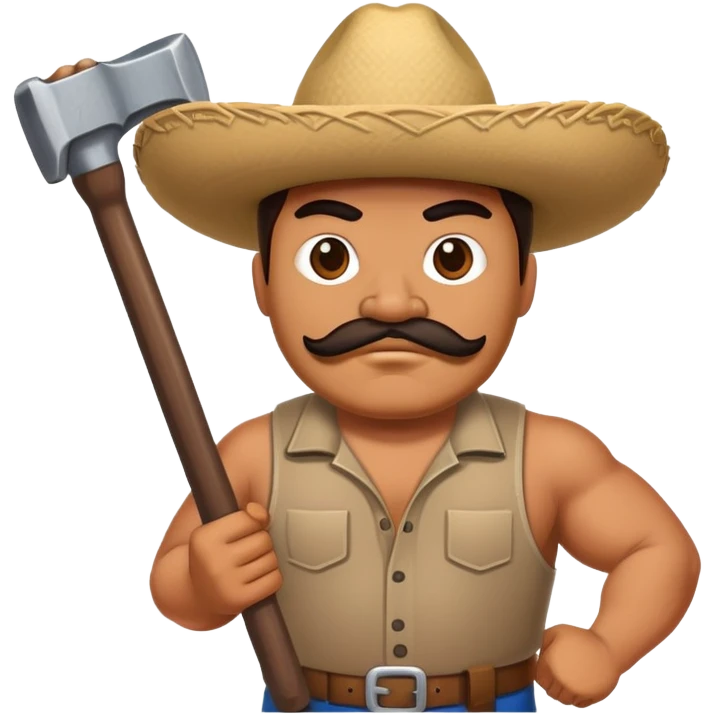 big mexican dude with a hammer emoji