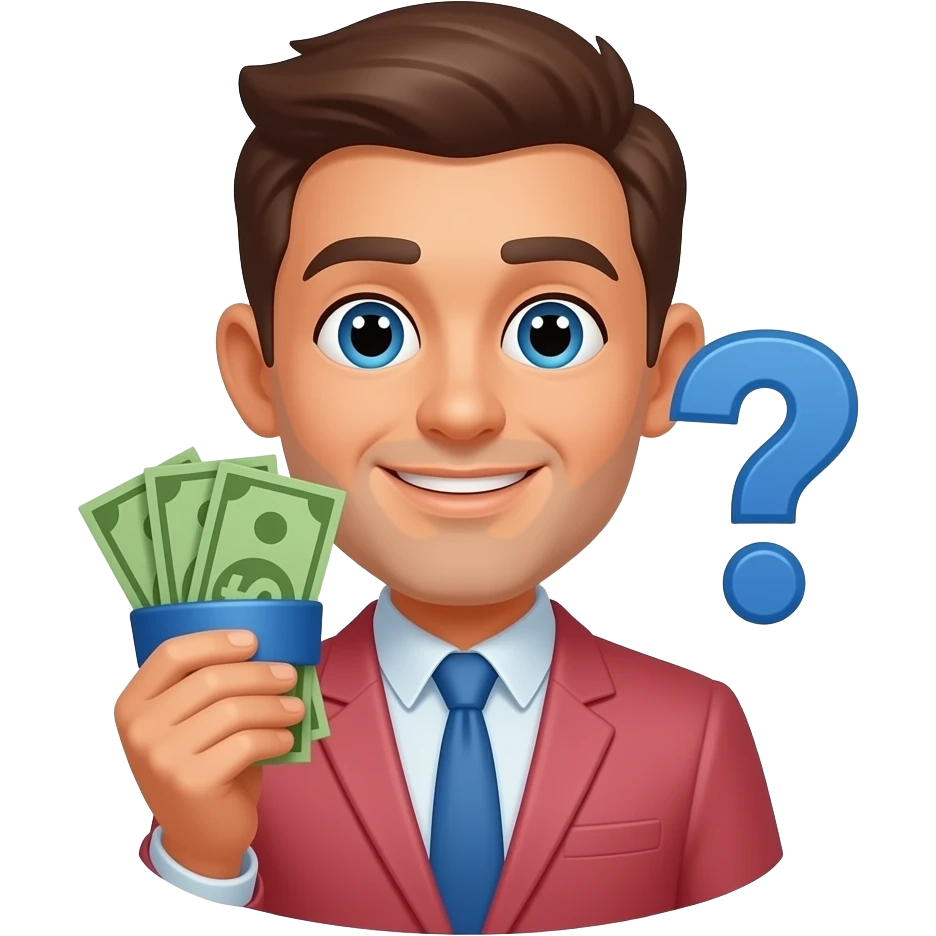 emoji duda dinero emoji