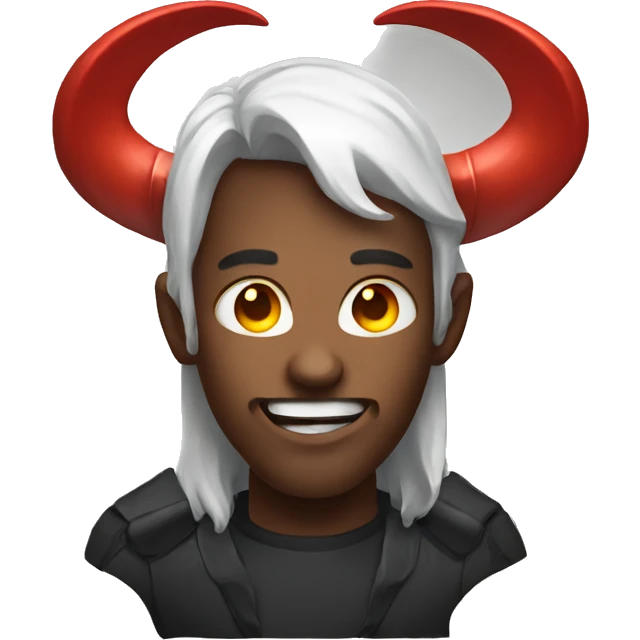 Face with   devilhorns  and halo emoji