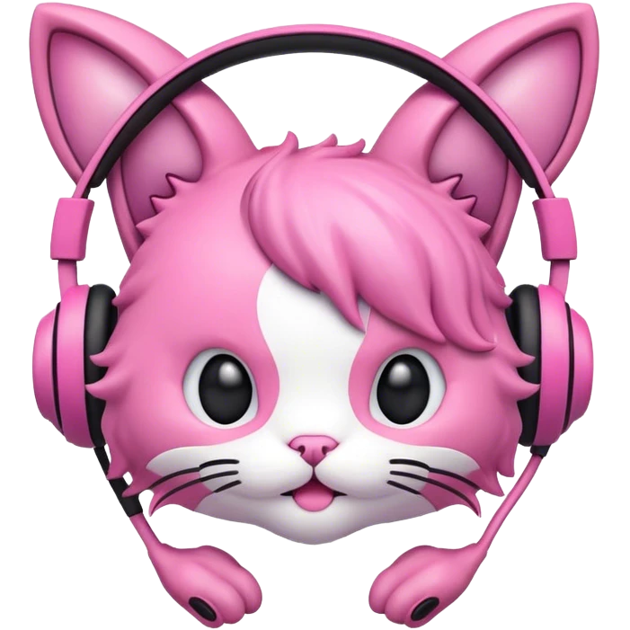 Kitty kraken headset  emoji