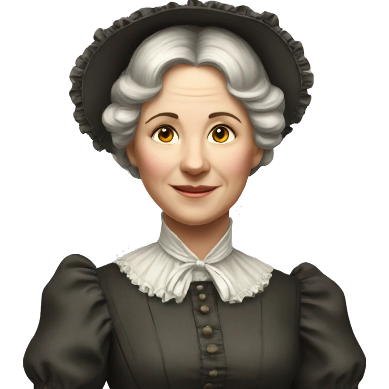 Victorian maid: 58 years old emoji