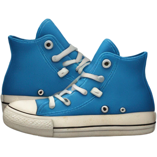 blue worn out converse emoji