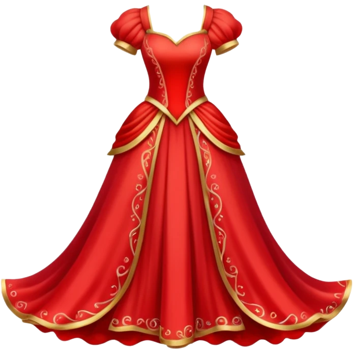 Fairy Tale Costume including red and other colors emoji