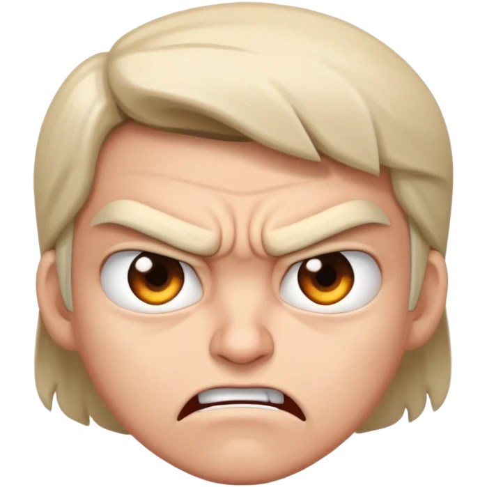 angry but kind emoji