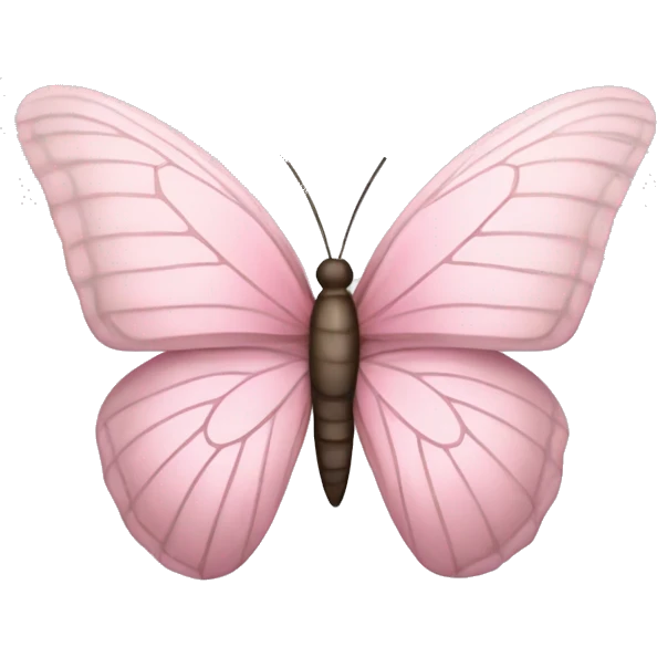 Light pink butterfly  emoji