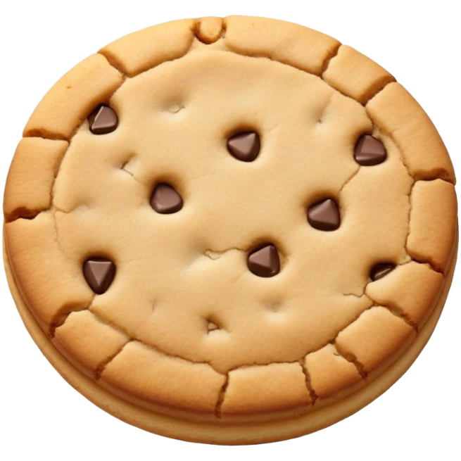 Pure Vanilla Cookie No Chocolate emoji