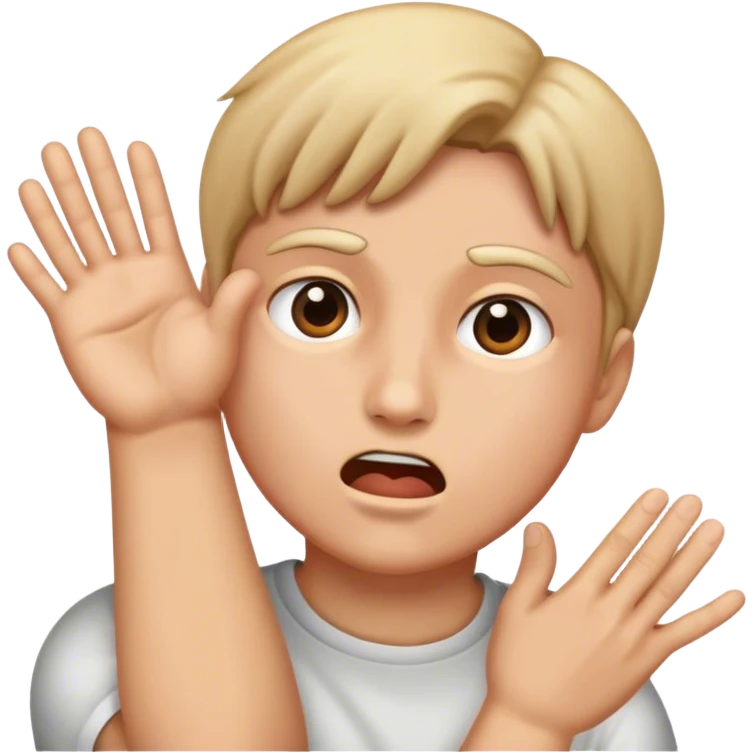 Face being slapped emoji