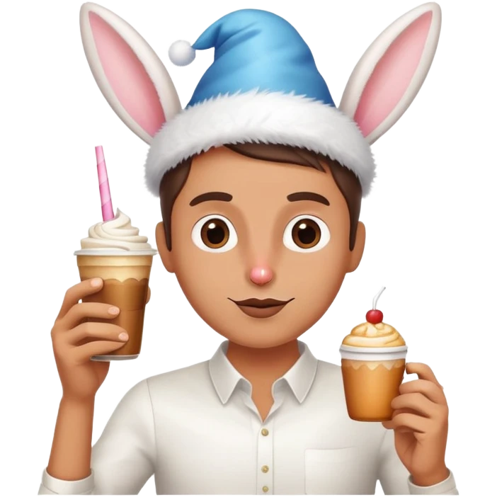 Bday bunny cafe con ron emoji
