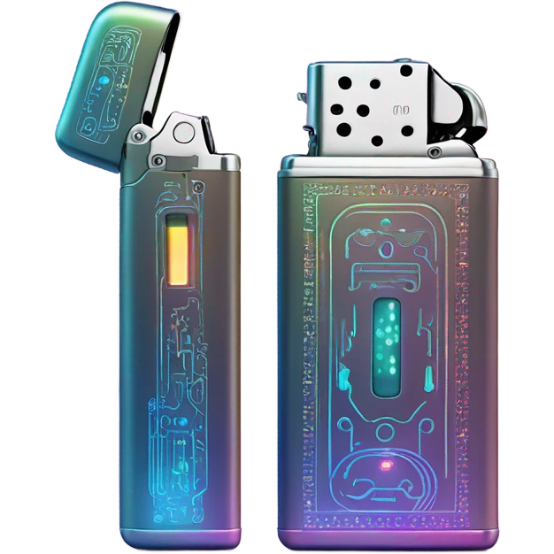 cyberpunk futuristic lighter emoji