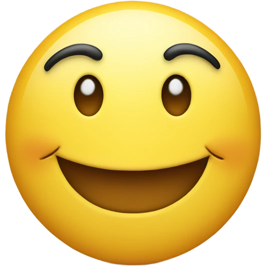 Smirking smiley face emoji
