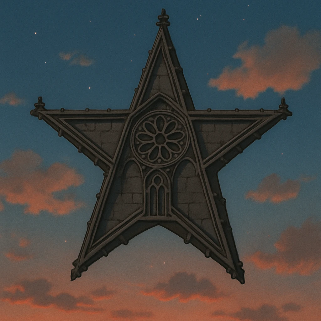 gothic star emoji