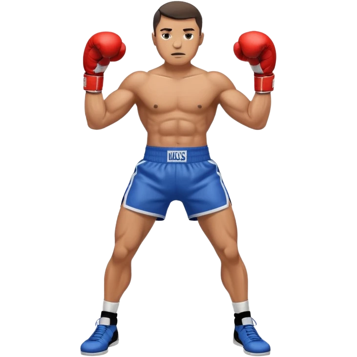 guy workout boxing full body emoji