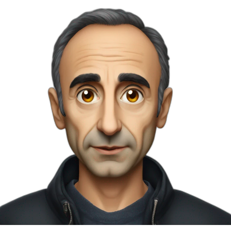 Eric Zemmour avec un nez de sorcière emoji