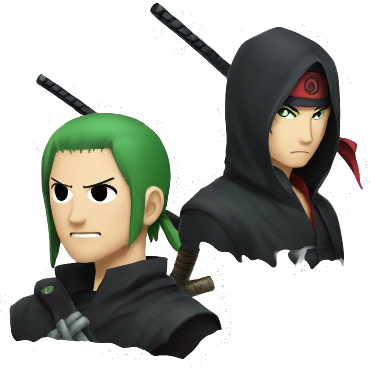 Itachi et zoro  emoji