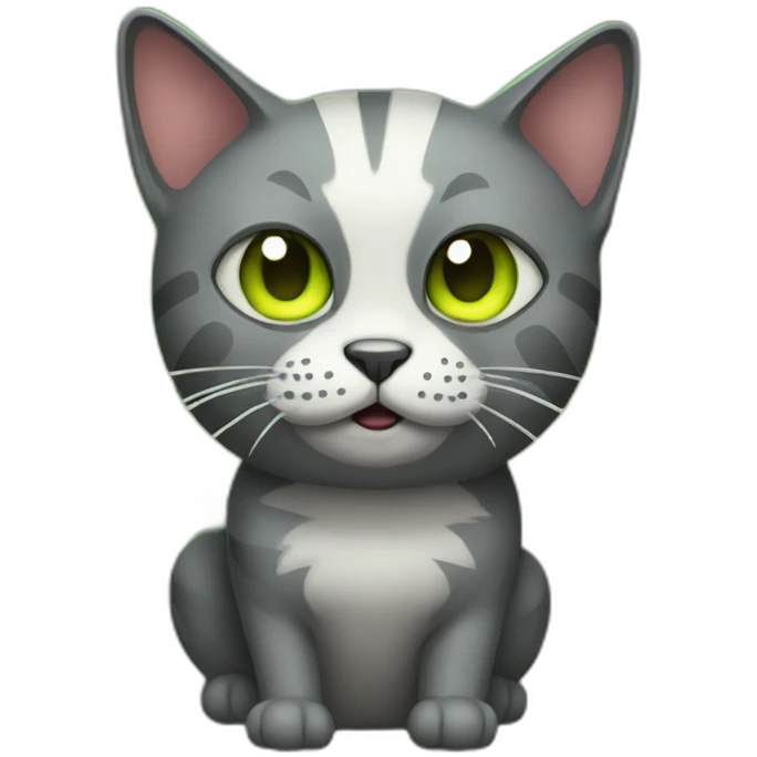 radioactive cat emoji