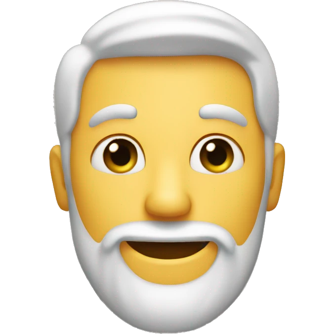 happy face with beard emoji