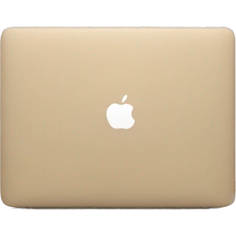 Beige macbook emoji