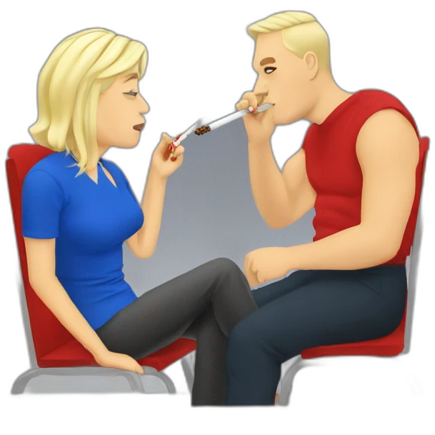 Marine le pen smoking canabis emoji