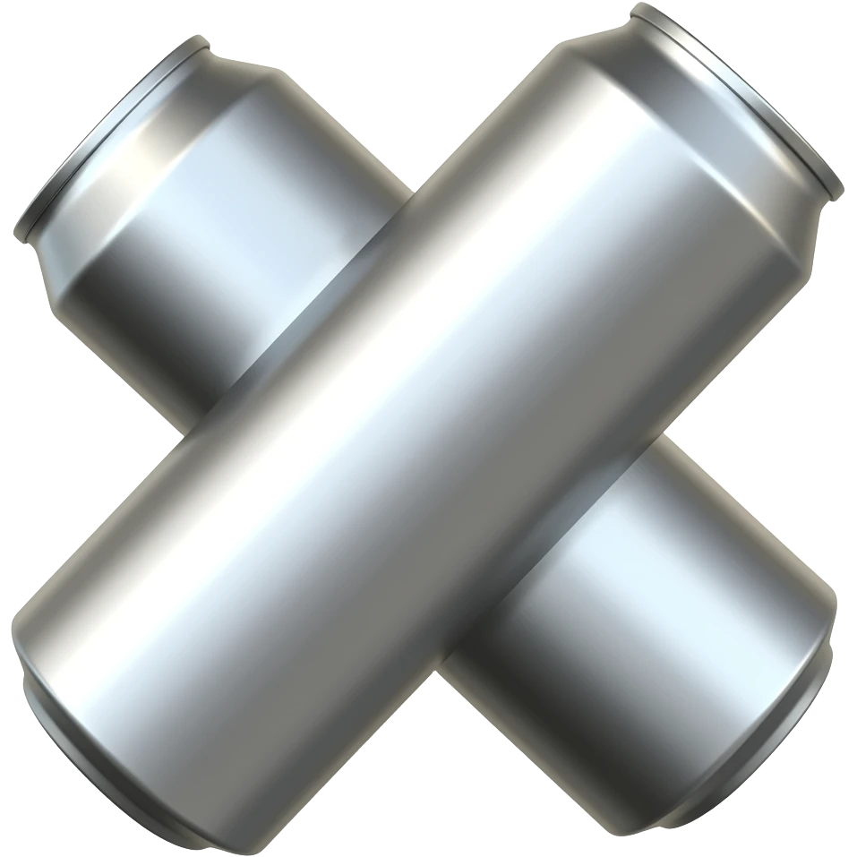 silver can energy drink long size emoji