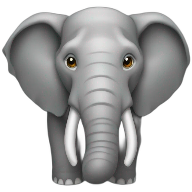 php elephant head only emoji