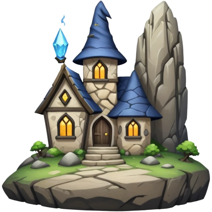 Wizard rock on A house emoji