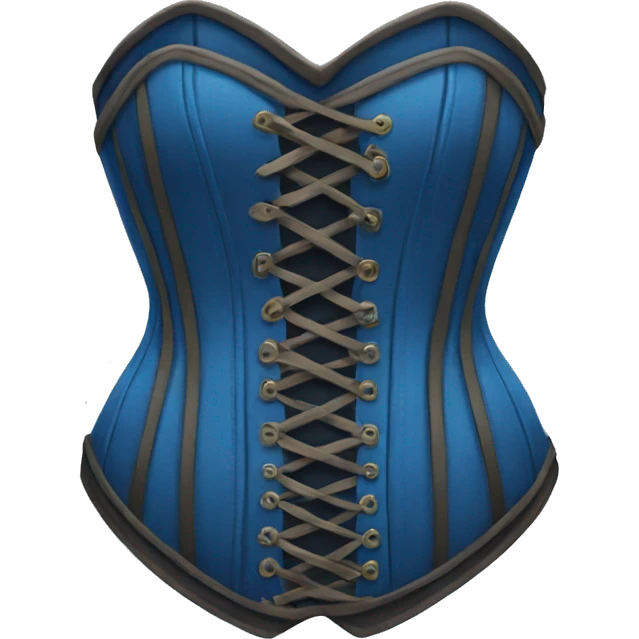 Blue corset  emoji